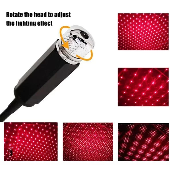 Mini LED Car Roof Star Night Light – USB Galaxy Projector