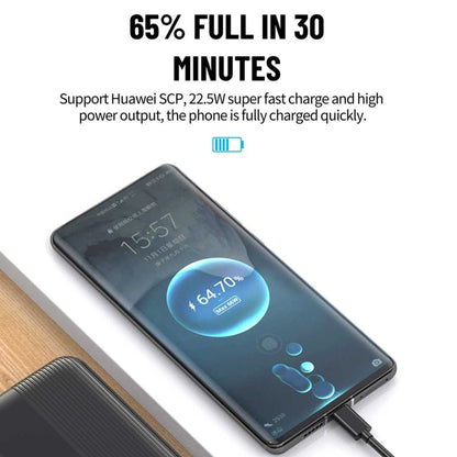 Aspor A320 Power Bank 10000mah 22.5w Fast Charging With Display - Electronic Device Designed For Power Backup