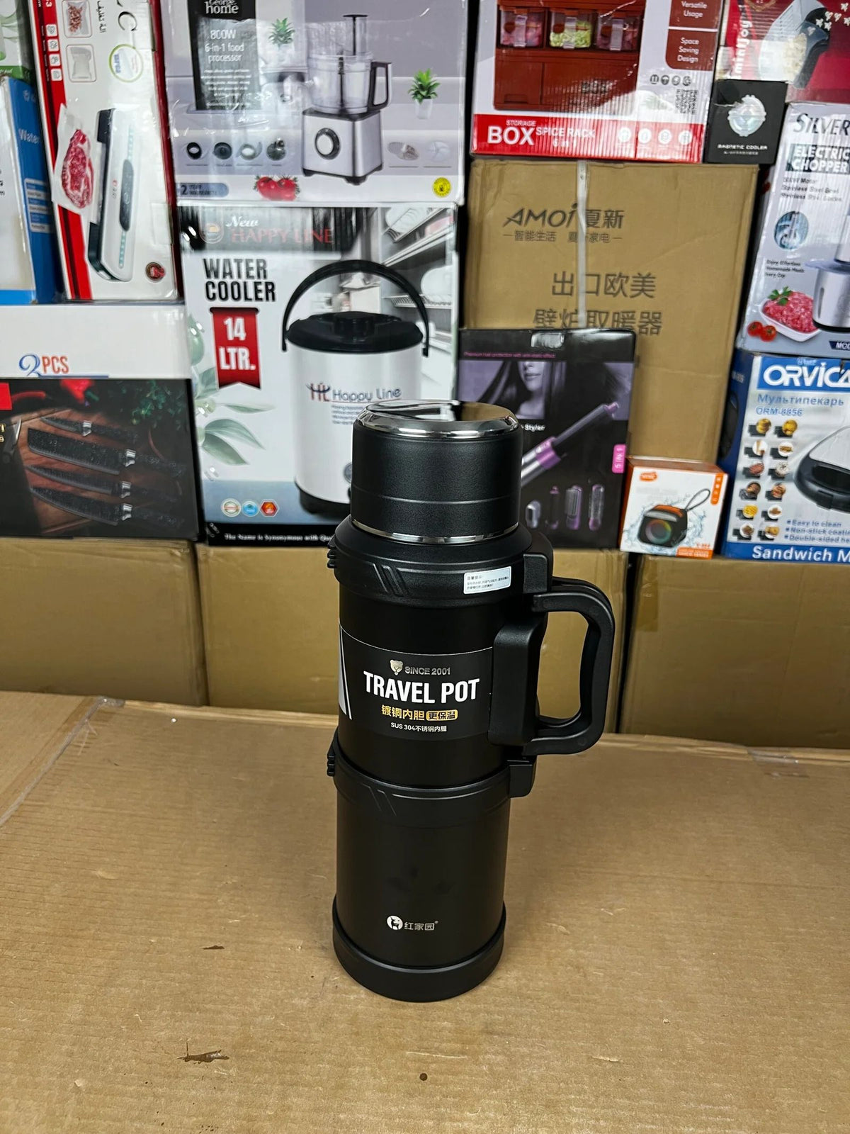 2.5 L Vacuum Travel Pot - Travel Accessory Designed For Beverage Storage And Daily Outdoor Routine