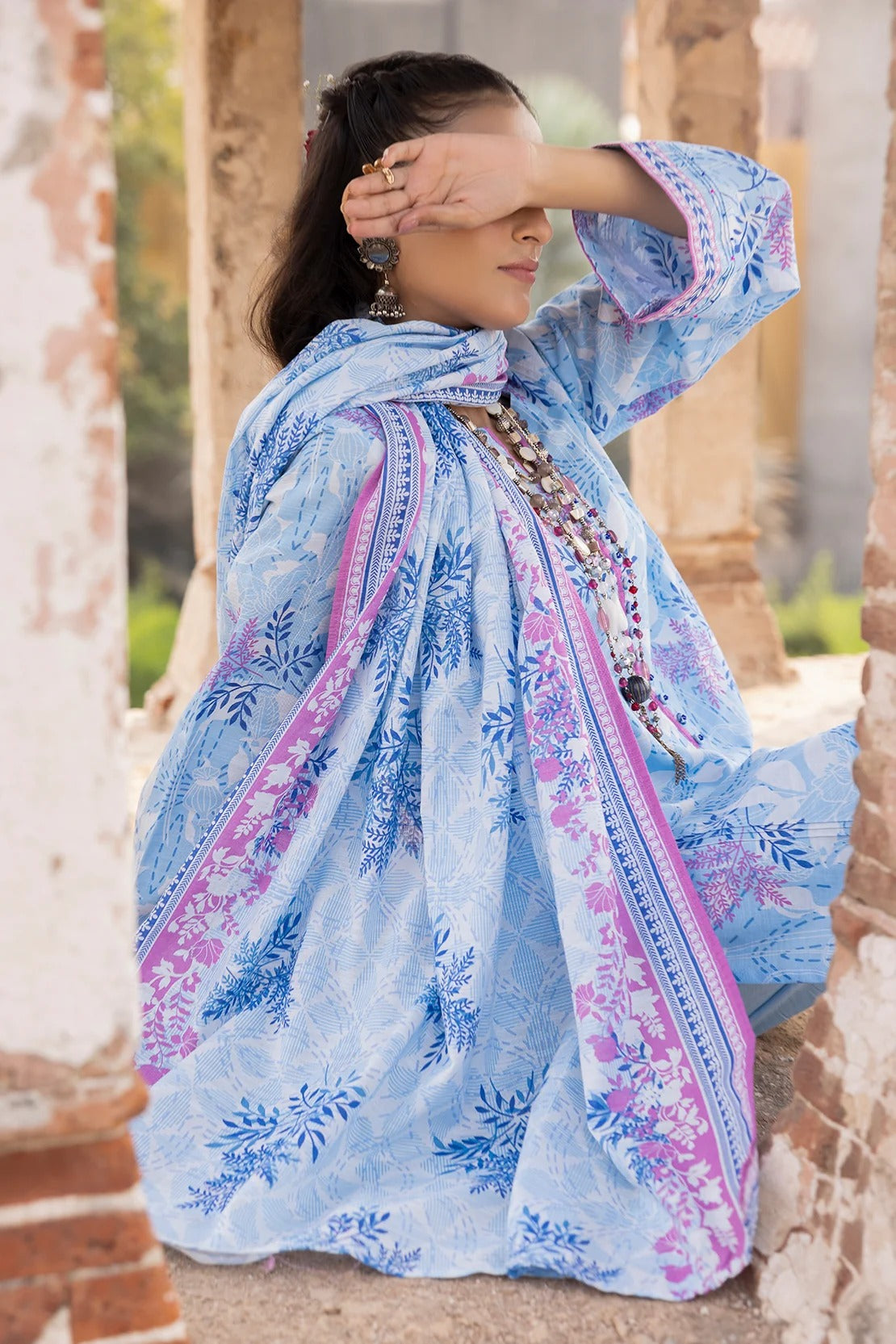 Unstitched Printed Warm Khaddar 3 Piece - Winter Apparel Accessory Designed For Cold Weather Styling And Daily Wardrobe Routinev