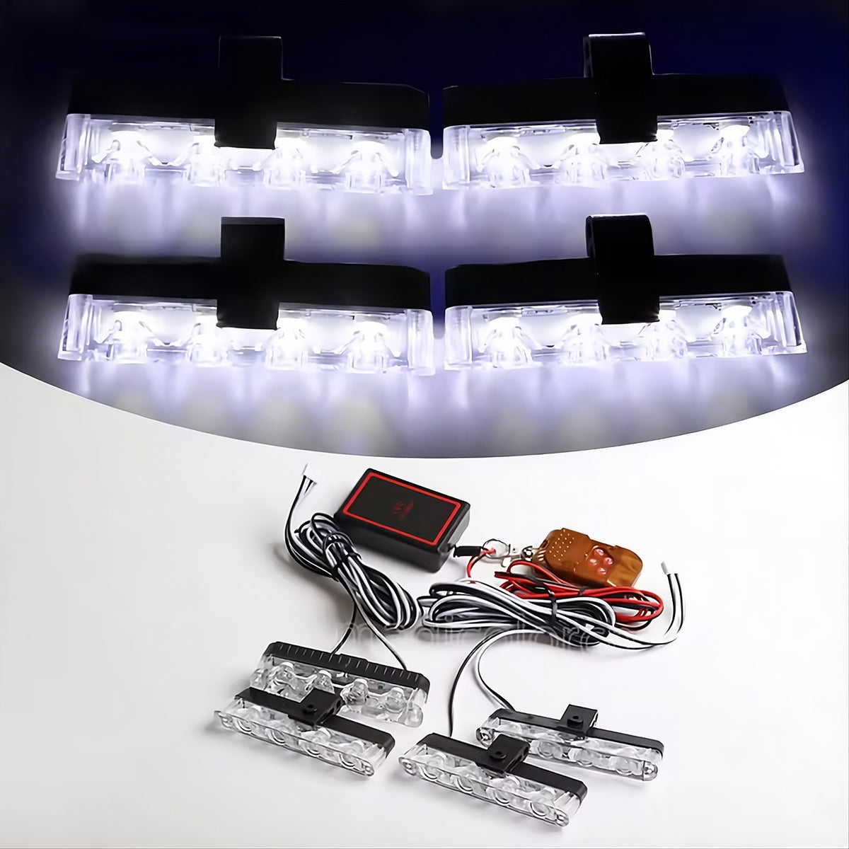 LED Strobe Flashing Light Kit with Wireless 16 modes